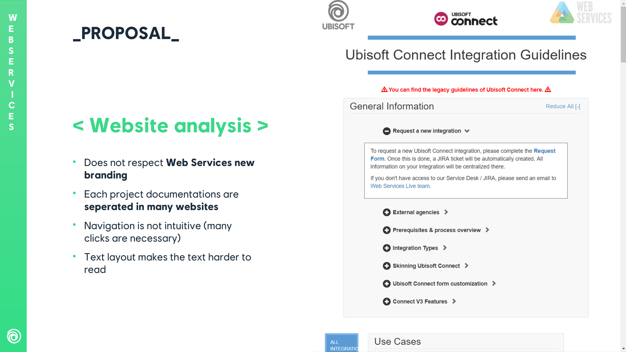 Ubisoft documentation analysis