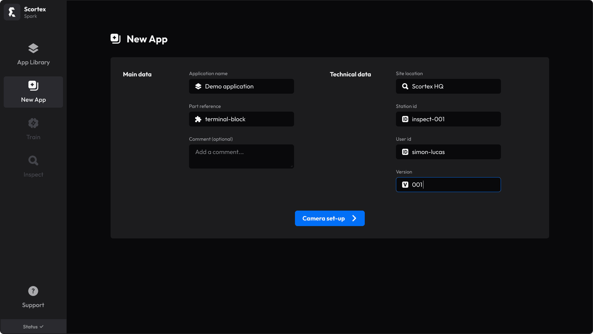 Scortex empty screen